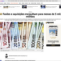 Fuses e aquisies mergulham para menos de 5 mil milhes